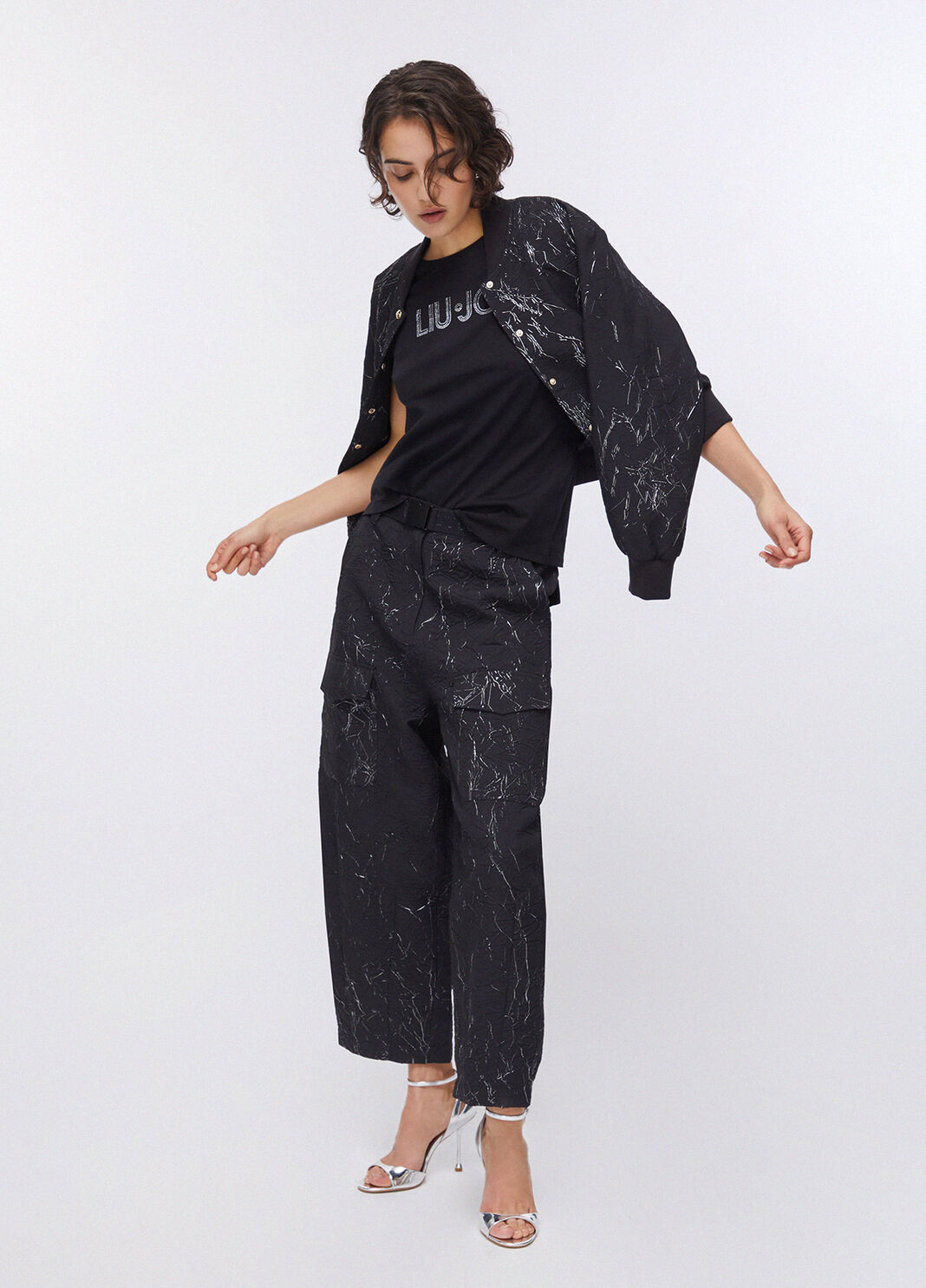 T-Shirt mit Strass Schwarz LIU JO Liu Jo - large image number 5