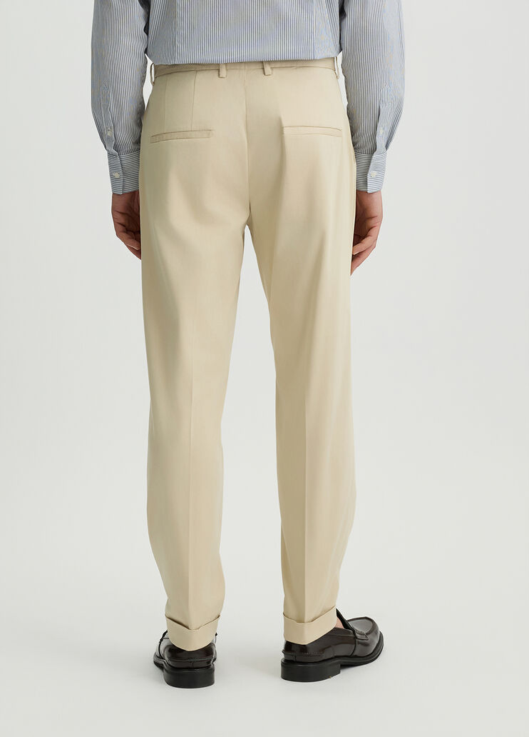 Men's trousers with darts khaki Liu Jo - large image number 1 Men's trousers with darts khaki Liu Jo - large image number 1