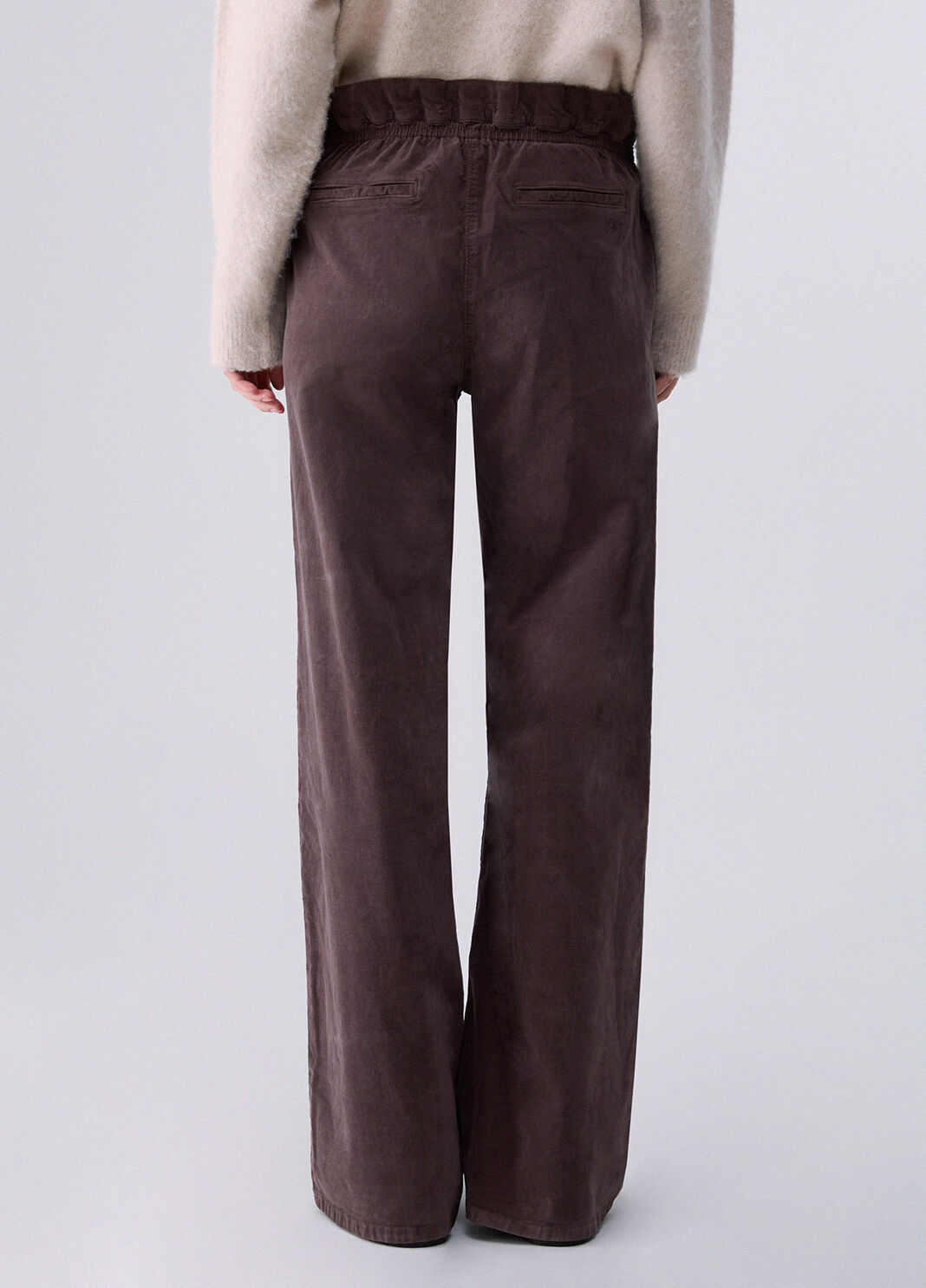 Corduroy Flare Pants dark brown Liu Jo - large image number 1