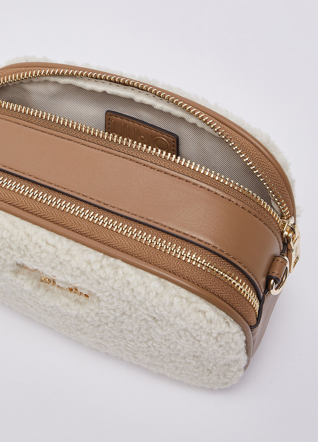 Small crossbody bag in teddy cream Liu Jo - large image number 6