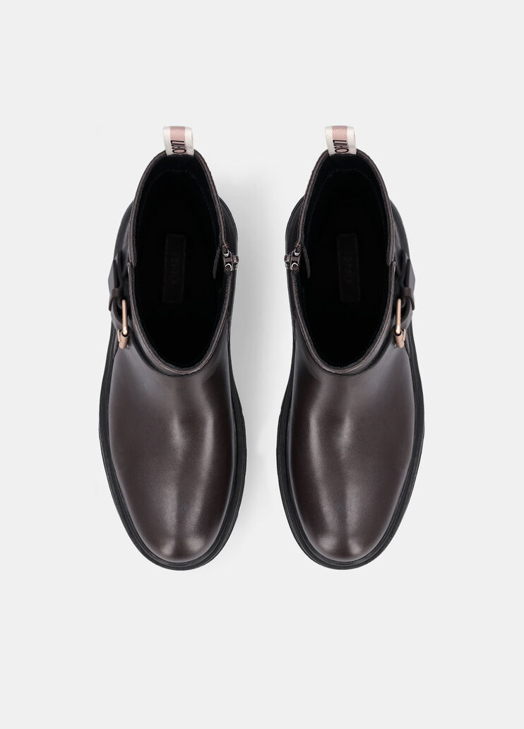 Кожаные байкерские ботинки темно-коричневый Liu Jo - large image number 4