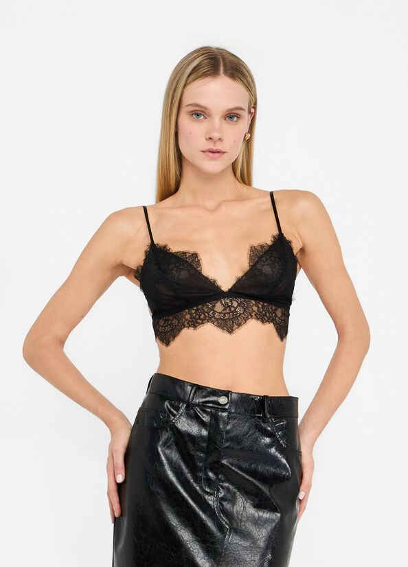 Lace top black Liu Jo - large image number 0