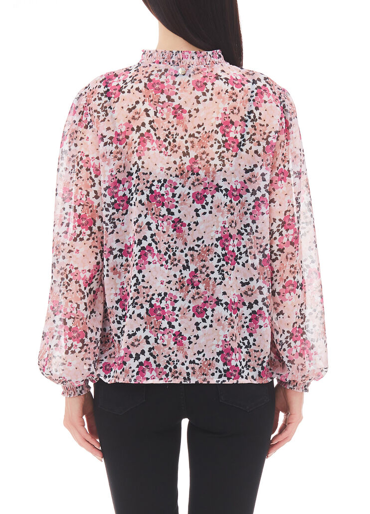 Floral blouse fuchsia flowers Liu Jo - large image number 1 Floral blouse fuchsia flowers Liu Jo - large image number 1