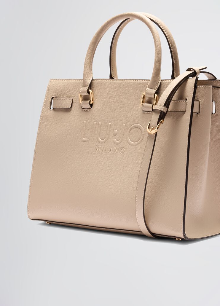 Beige shopping bag beige Liu Jo - large image number 4 Beige shopping bag beige Liu Jo - large image number 4