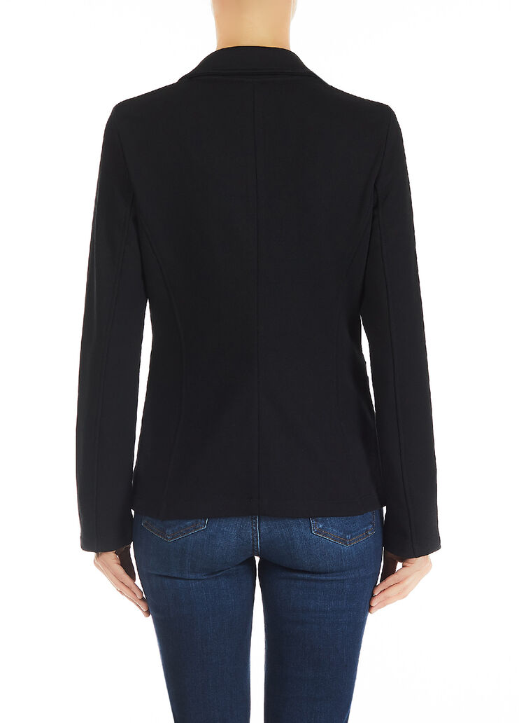 Sweatshirt fabric blazer Black Liu Jo - large image number 1 Sweatshirt fabric blazer Black Liu Jo - large image number 1