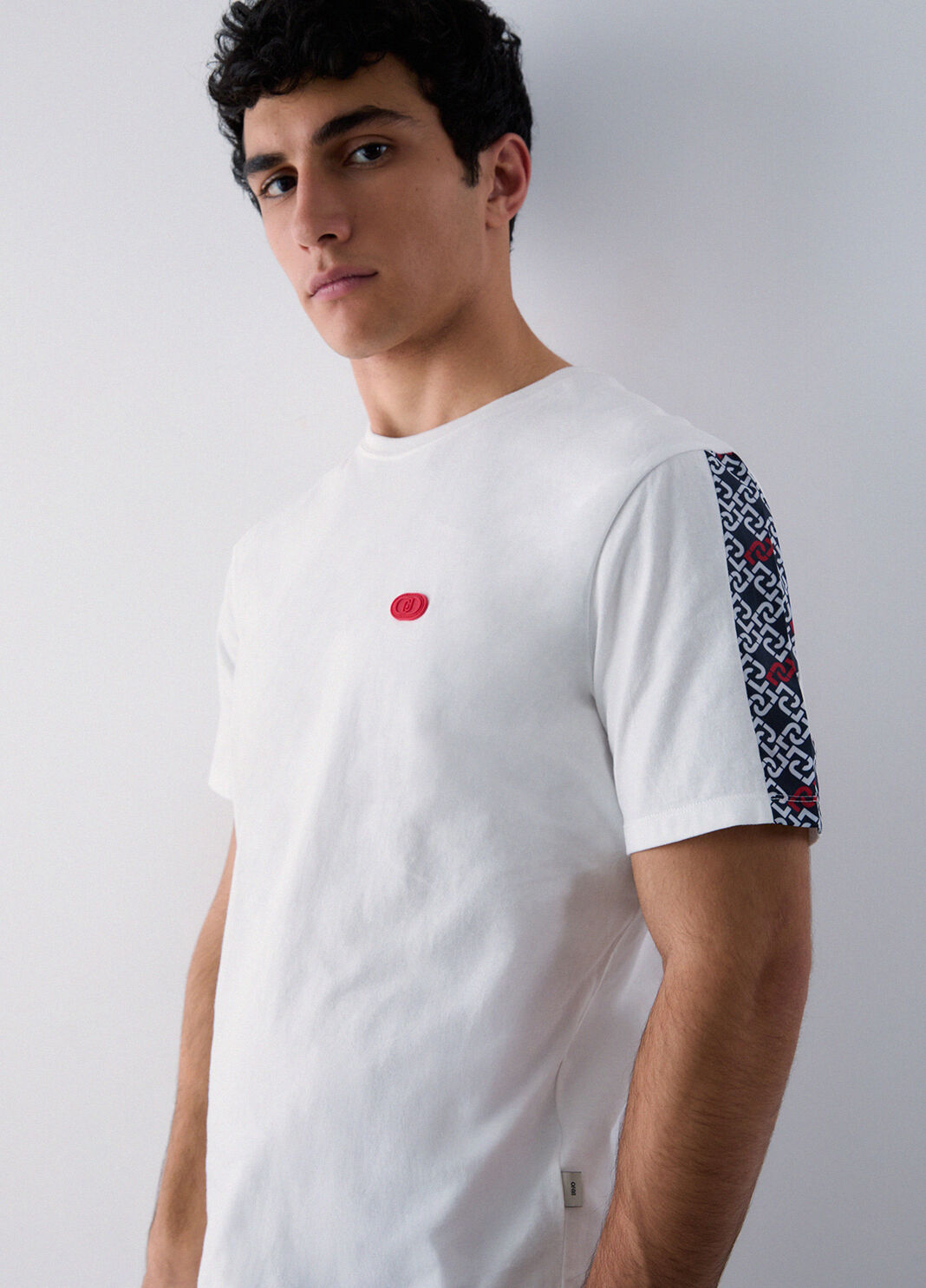 T-shirt with printed insert blue Liu Jo - large image number 2