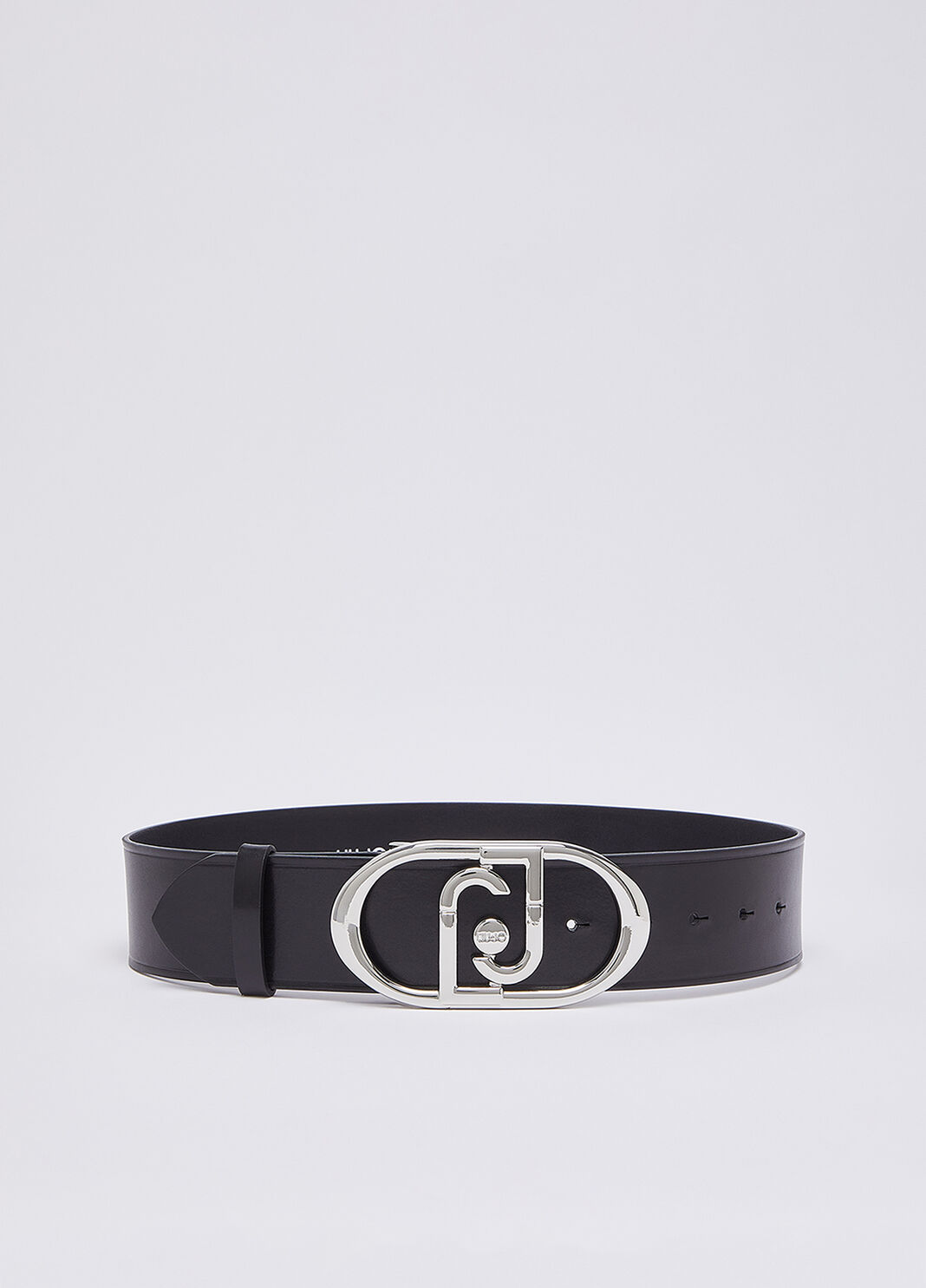 Ceinture Bustier en Cuir noir et argent Liu Jo - large image number 1