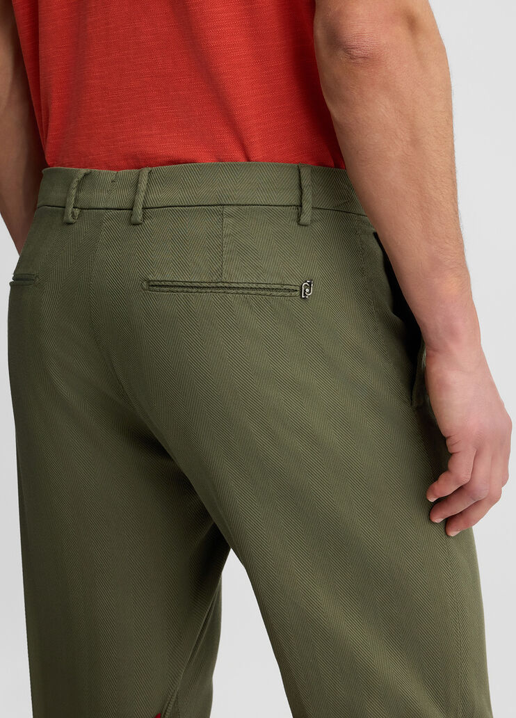 Slim fit chinos olive green Liu Jo - large image number 2 Slim fit chinos olive green Liu Jo - large image number 2