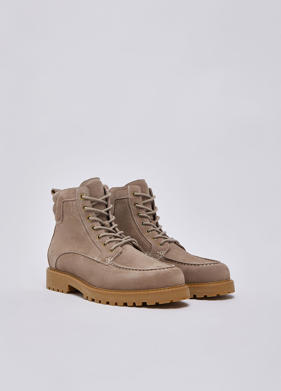 Ankle boots in suede dove grey Liu Jo - large image number 2