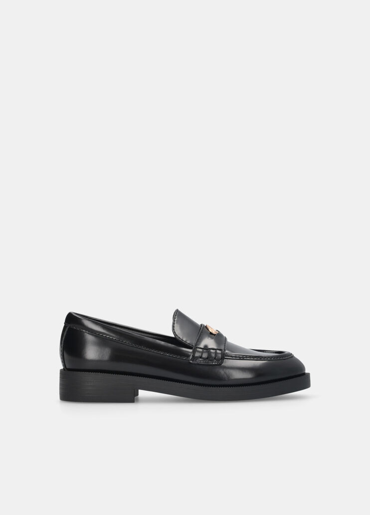 Abraded leather loafers black Liu Jo - medium Abraded leather loafers black Liu Jo - medium
