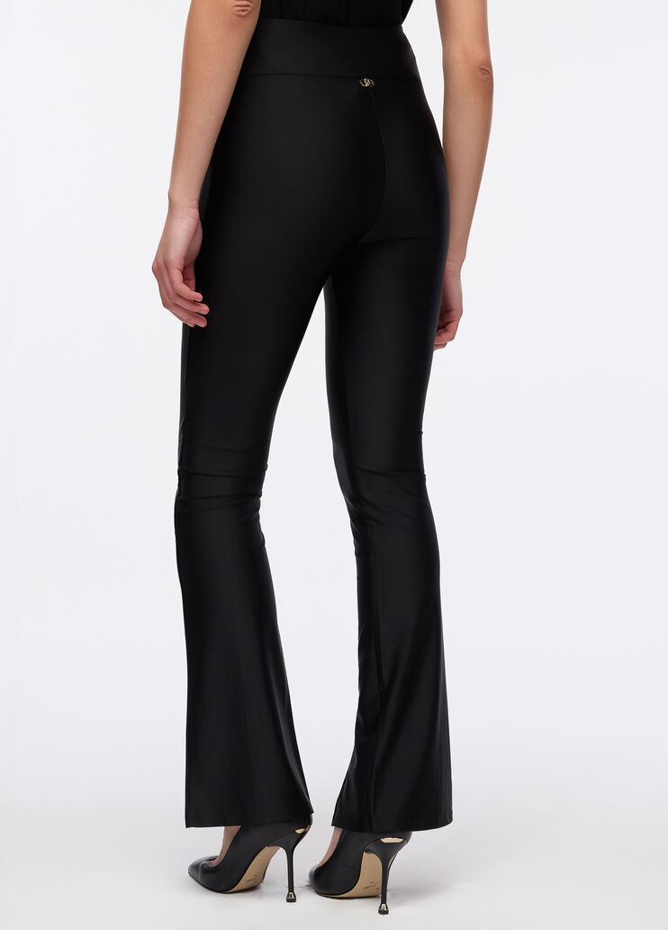 Flared Lycra trousers black Liu Jo - large image number 1