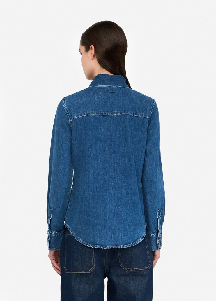 Denim shirt blue denim Liu Jo - large image number 1 Denim shirt blue denim Liu Jo - large image number 1