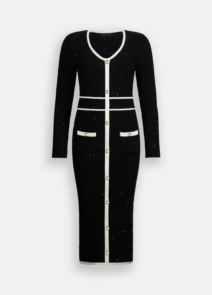 Lurex® dress black Liu Jo - large image number 6