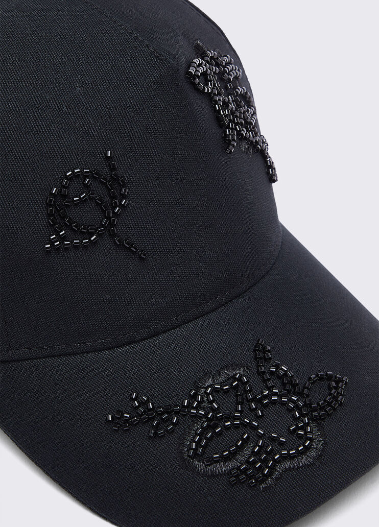Embroidered Baseball Cap black Liu Jo - medium