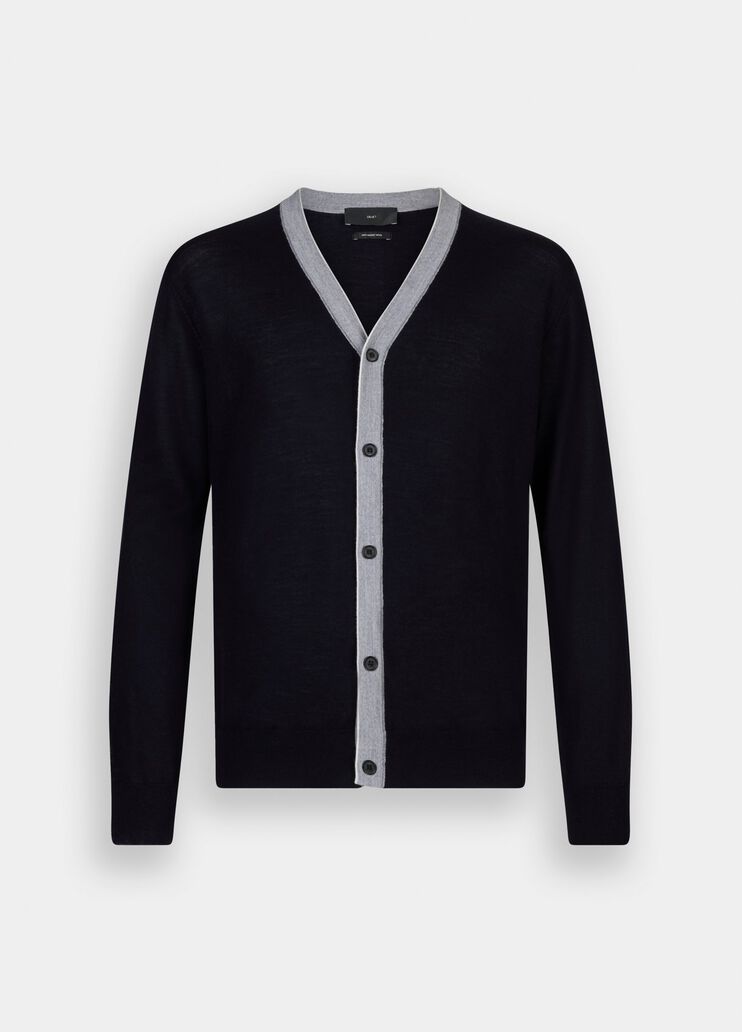 Wool cardigan dark blue Liu Jo - large image number 6 Wool cardigan dark blue Liu Jo - large image number 6