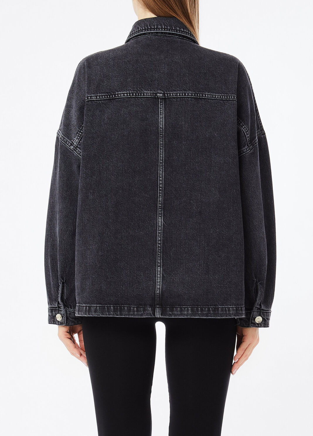 Denim jacket black denim Liu Jo - large image number 1