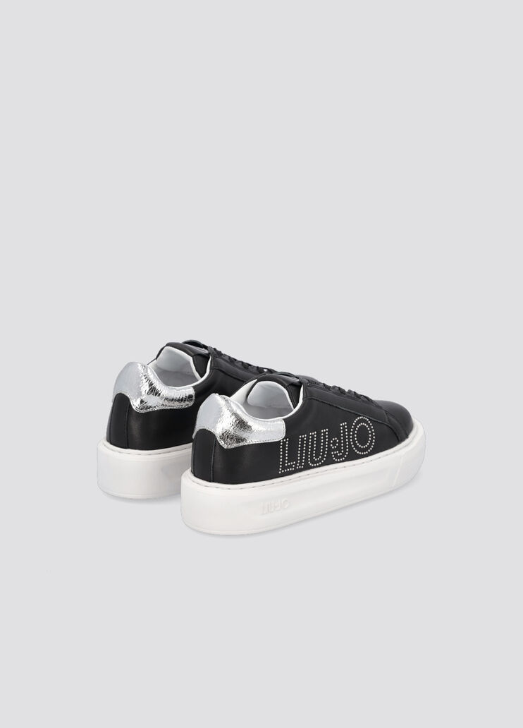 Sneakers with maxi logo black Liu Jo - large image number 1 Sneakers with maxi logo black Liu Jo - large image number 1
