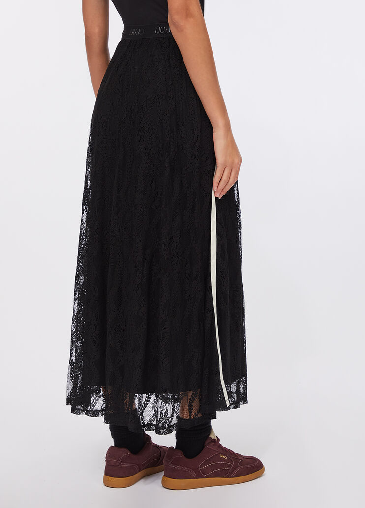 Gonna in pizzo nero Liu Jo - large image number 1