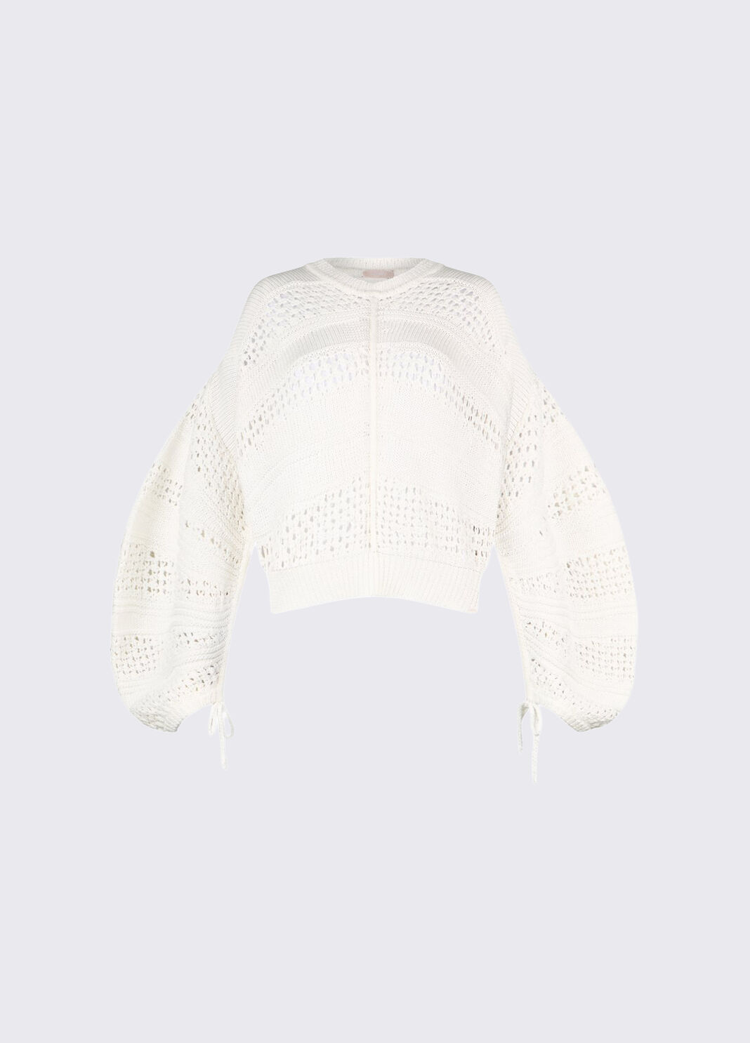 Crochet jumper white wool Liu Jo - large image number 6