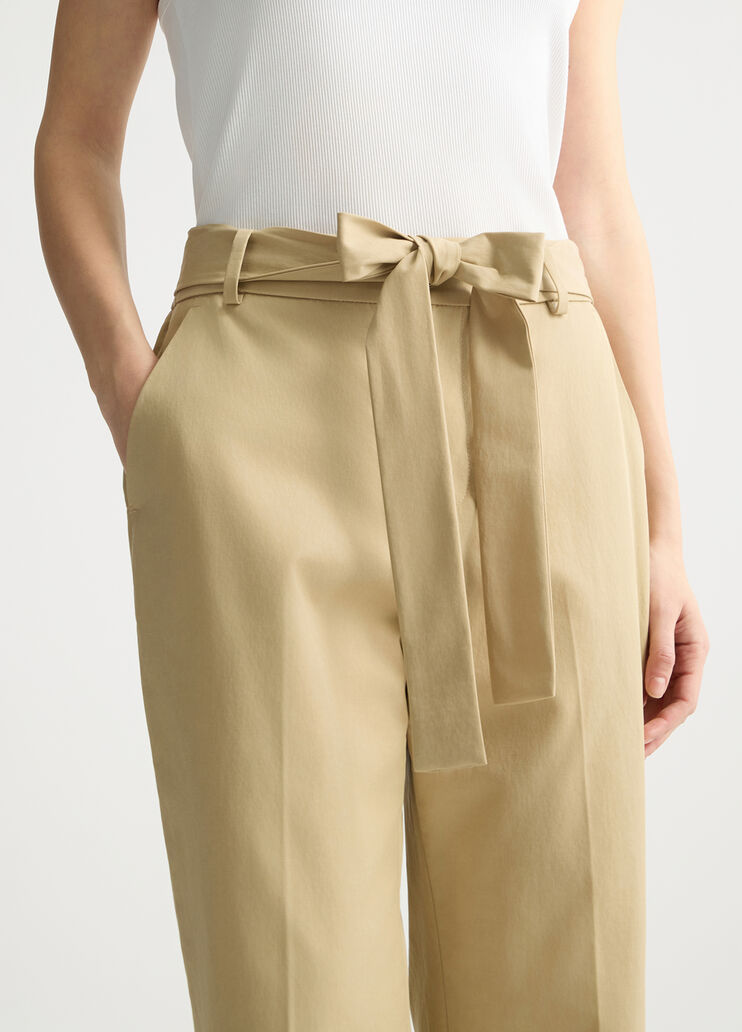 Chinos with belt beige Liu Jo - large image number 2