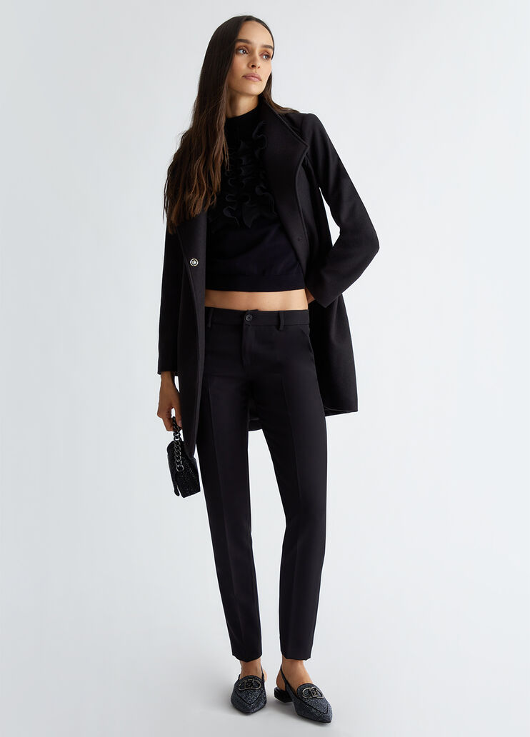Elegant slim fit trousers black Liu Jo - medium Elegant slim fit trousers black Liu Jo - medium