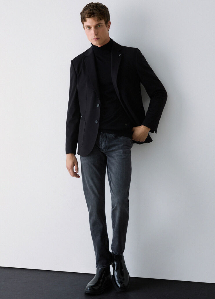 Straight Jeans grey denim Liu Jo - medium