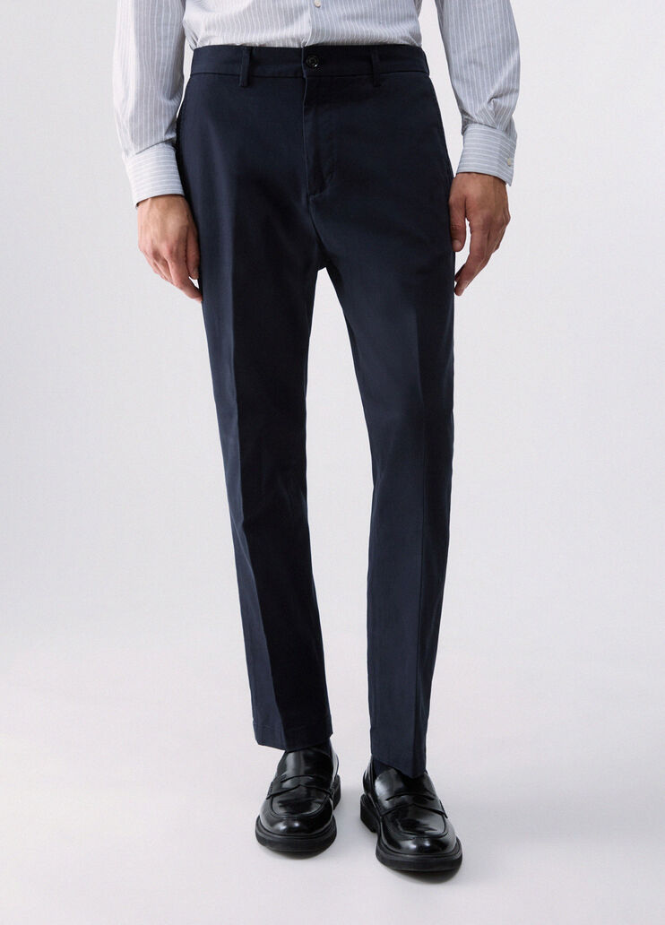 Regular fit chino trousers dark blue Liu Jo - medium