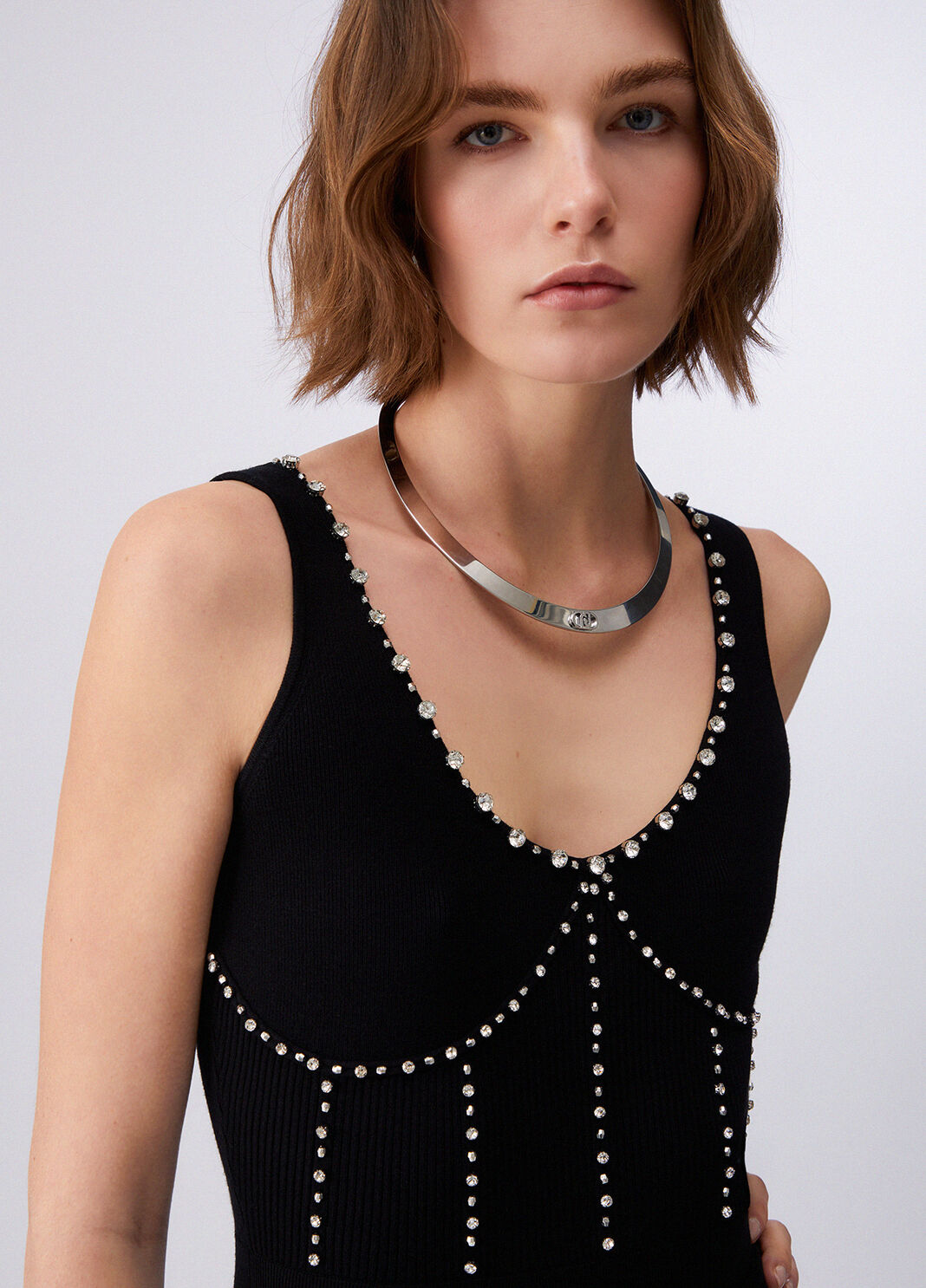 Body mit Schmuckstickereien schwarz Liu Jo - large image number 4