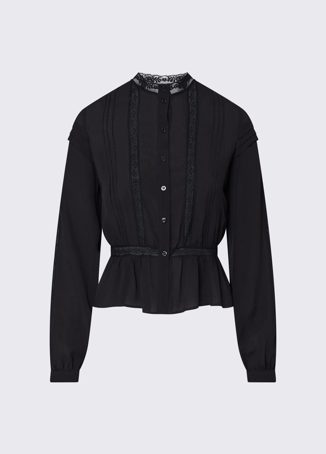 Lace Trimmed Blouse black Liu Jo - large image number 6