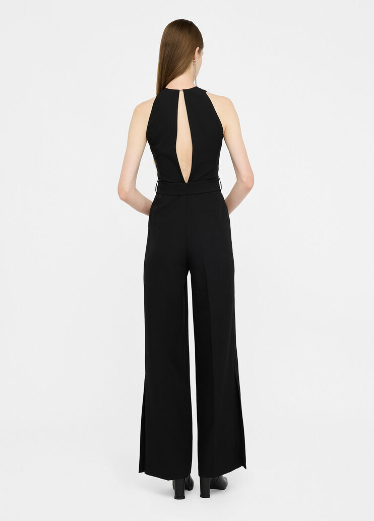 Eleganter Jumpsuit mit Gürtel Schwarz Liu Jo - medium Eleganter Jumpsuit mit Gürtel Schwarz Liu Jo - medium