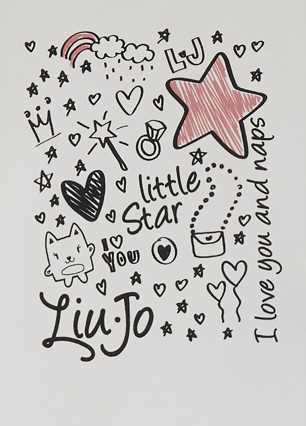 T-shirt with print White Liu Jo - large image number 2