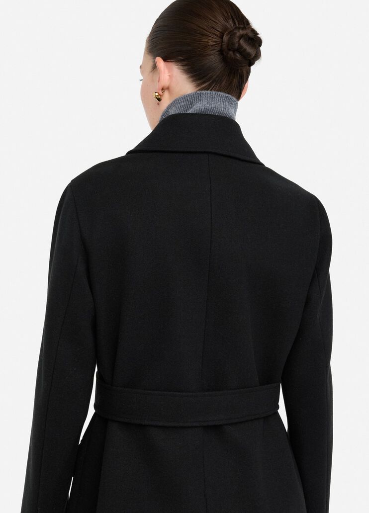 Mantel mit Gürtel Schwarz Liu Jo - large image number 4 Mantel mit Gürtel Schwarz Liu Jo - large image number 4