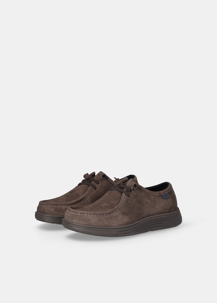 Loafer zum Schnüren aus Veloursleder Mokka Liu Jo - medium Loafer zum Schnüren aus Veloursleder Mokka Liu Jo - medium