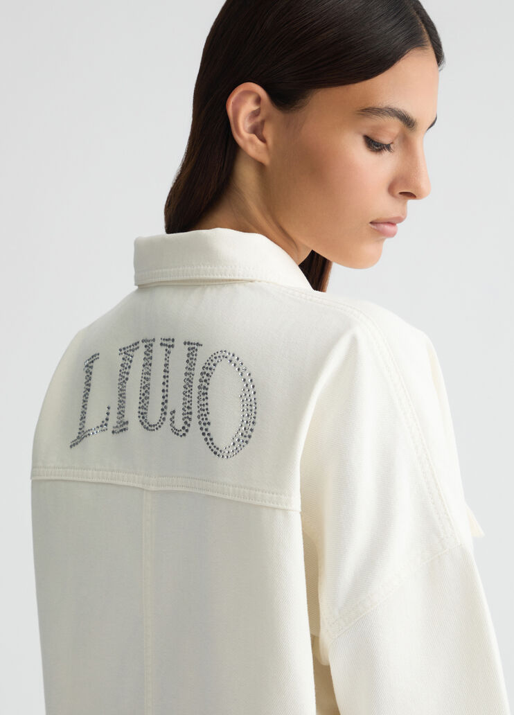 Denim shacket white wool Liu Jo - medium Denim shacket white wool Liu Jo - medium