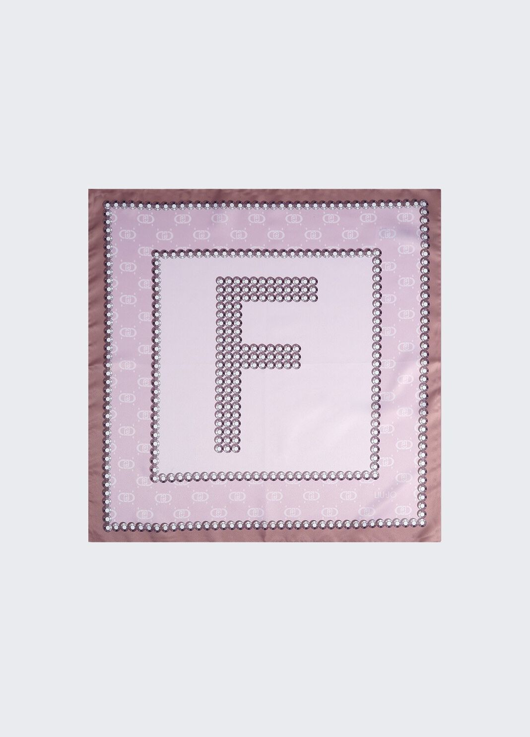 Foulard con lettera F beige Liu Jo - large image number 0