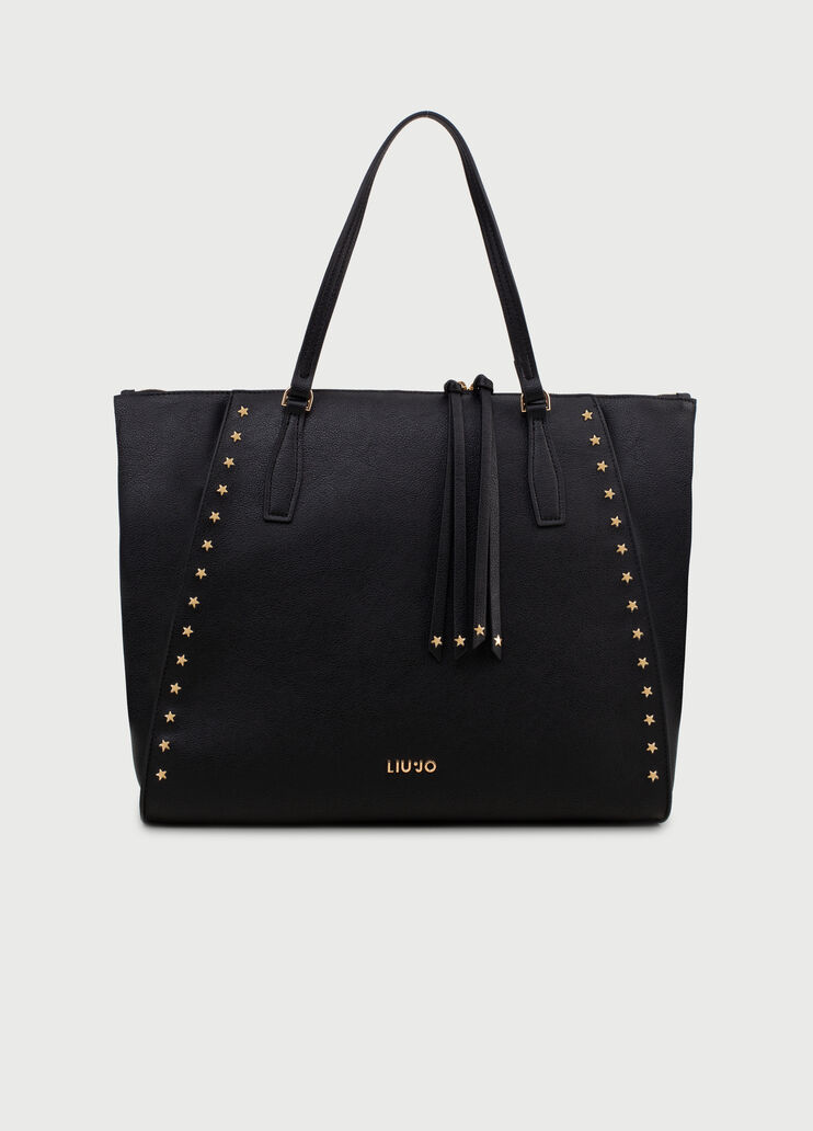 Shopping bag with stars Black Liu Jo - large image number 0 Shopping bag with stars Black Liu Jo - large image number 0