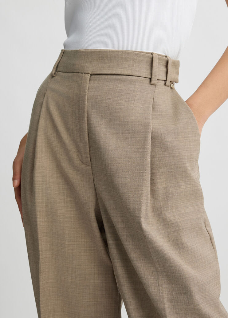 Beige high-rise trousers light beige Liu Jo - large image number 2 Beige high-rise trousers light beige Liu Jo - large image number 2