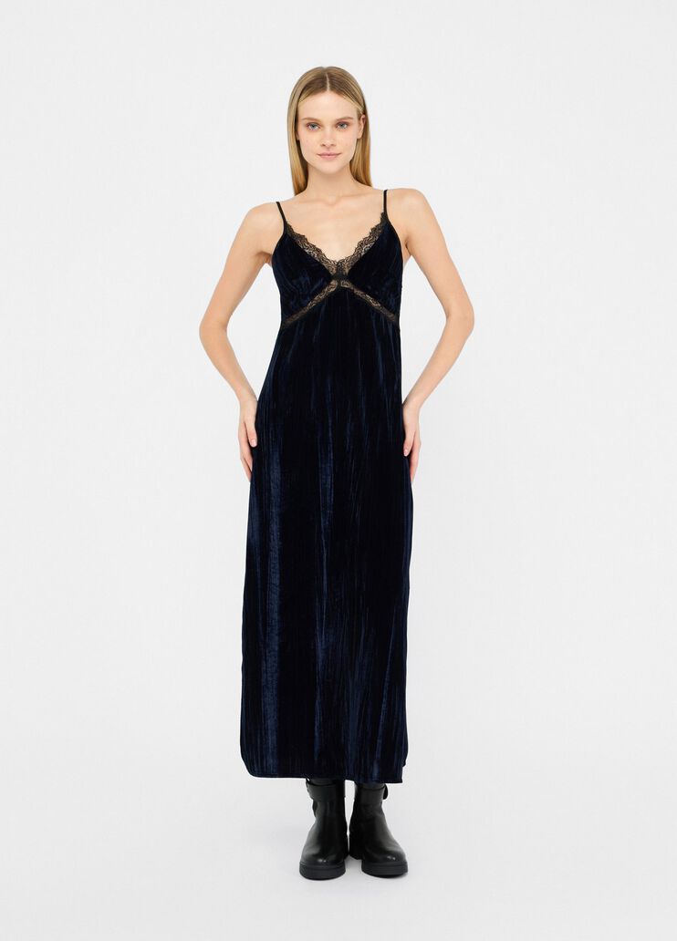 Velvet dress sea blue Liu Jo - medium Velvet dress sea blue Liu Jo - medium
