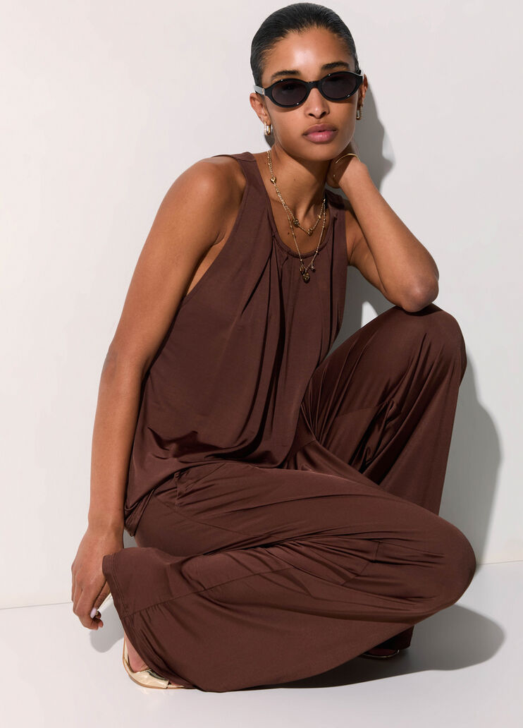 Top en jersey brillant terre Liu Jo - medium