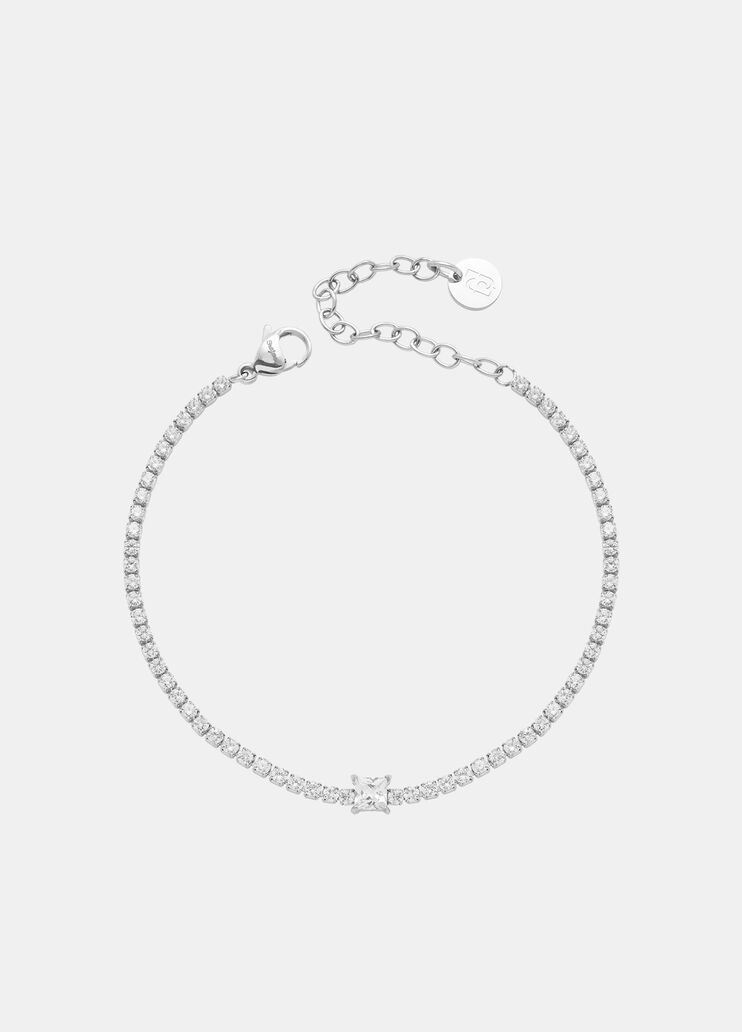 Glass crystal bracelet silver Liu Jo - medium Glass crystal bracelet silver Liu Jo - medium