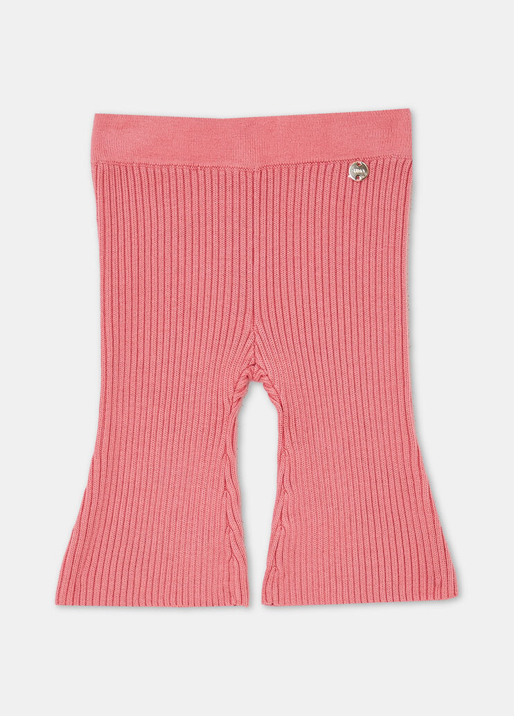 Cotton knit trousers camellia Liu Jo - medium Cotton knit trousers camellia Liu Jo - medium