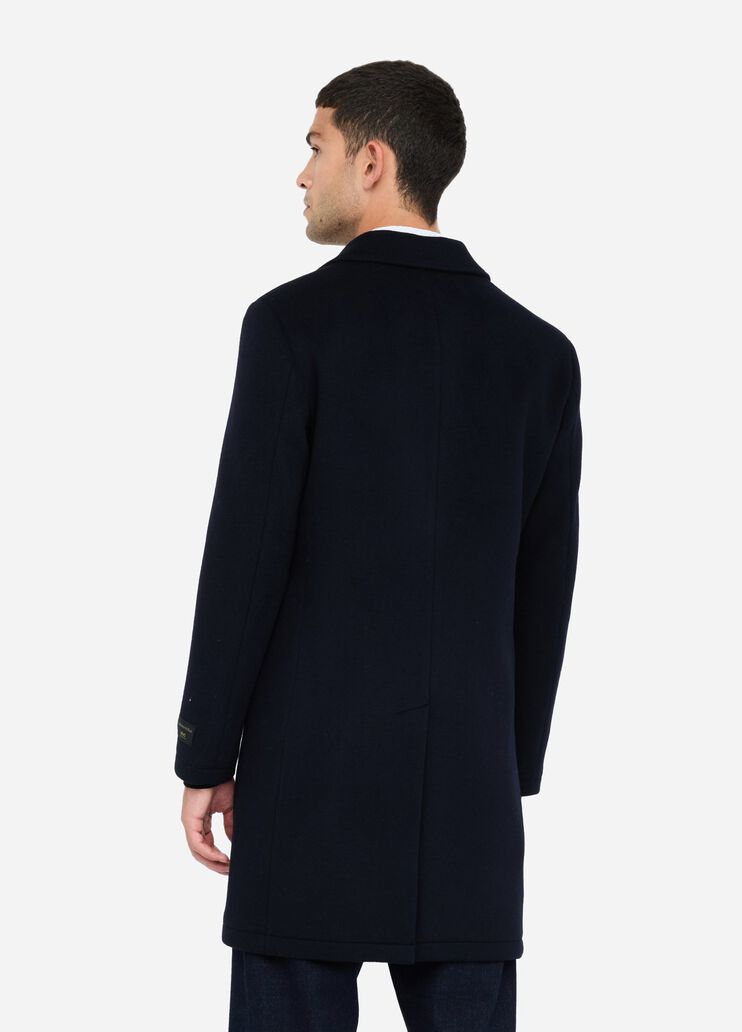 Wool and cashmere coat dark blue Liu Jo - large image number 1