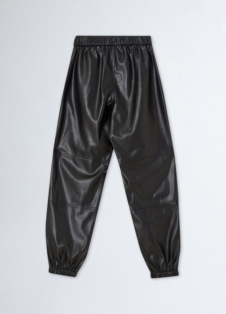 Jogginghose aus beschichtetem Gewebe schwarz Liu Jo - medium Jogginghose aus beschichtetem Gewebe schwarz Liu Jo - medium
