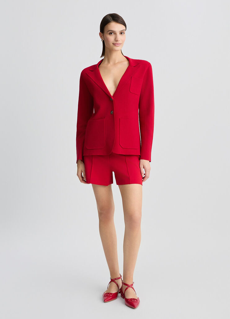 Red knit jacket red Liu Jo - large image number 5 Red knit jacket red Liu Jo - large image number 5