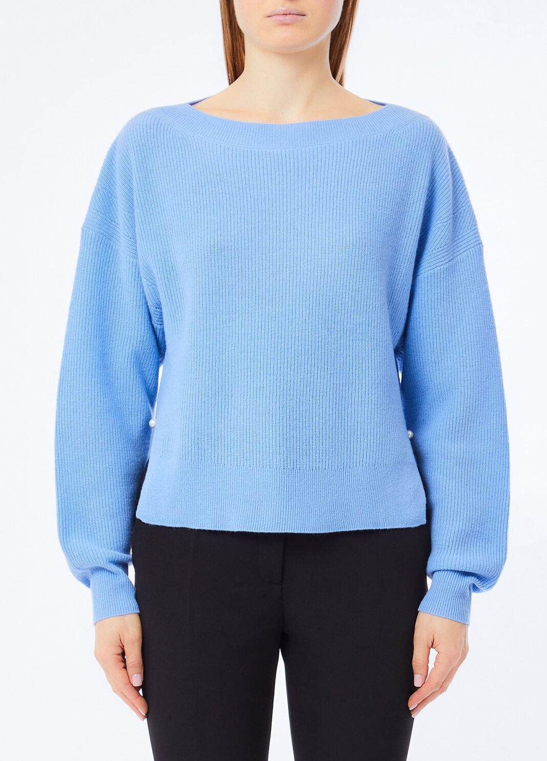 Knit in wool and cashmere light blue Liu Jo - large image number 0