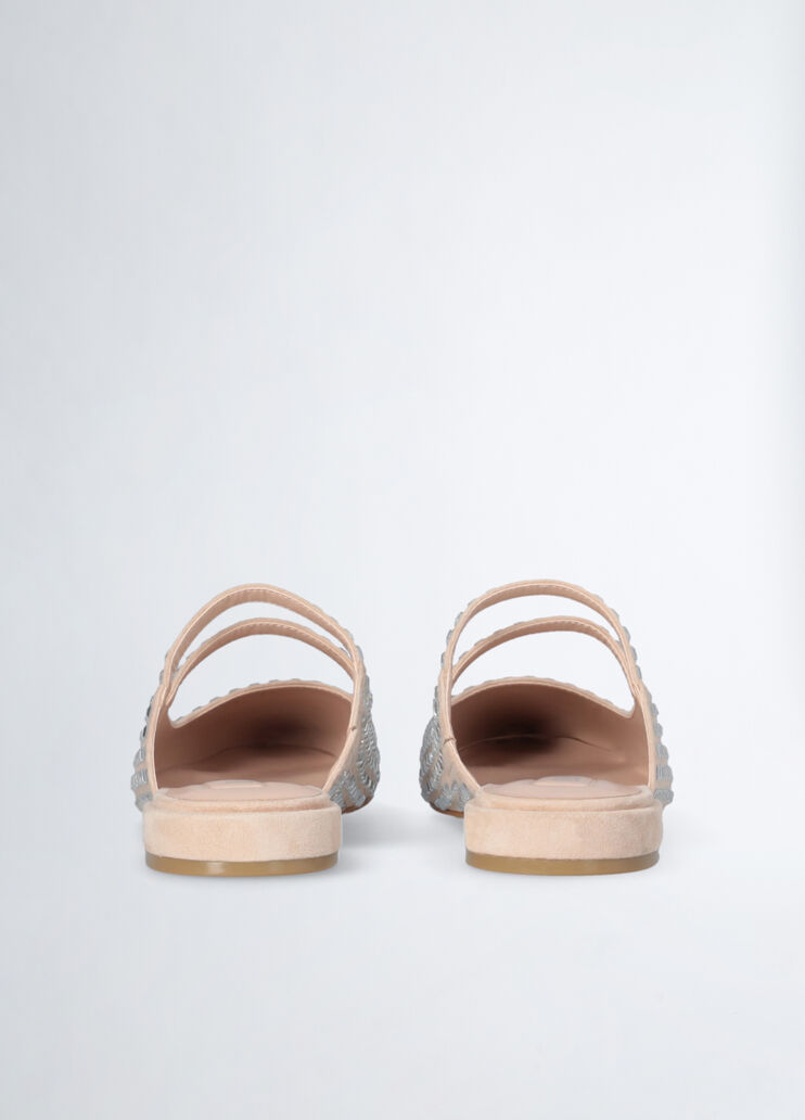 Full rhinestone mules nude Liu Jo - large image number 6 Full rhinestone mules nude Liu Jo - large image number 6