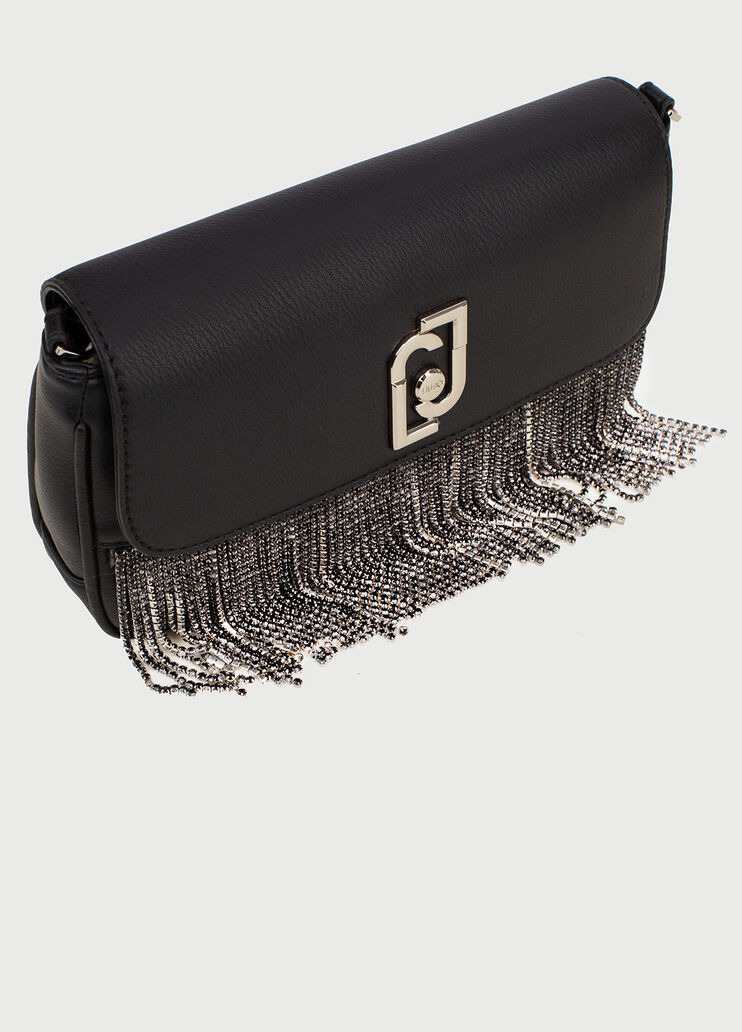Clutch bag with fringe Black Liu Jo - large image number 4 Clutch bag with fringe Black Liu Jo - large image number 4