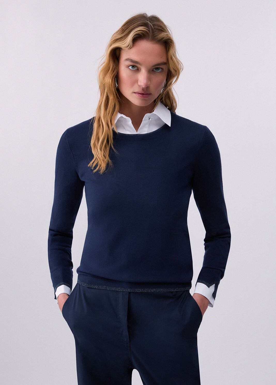 Maglia Liu Jo Better blu navy Liu Jo - large image number 0