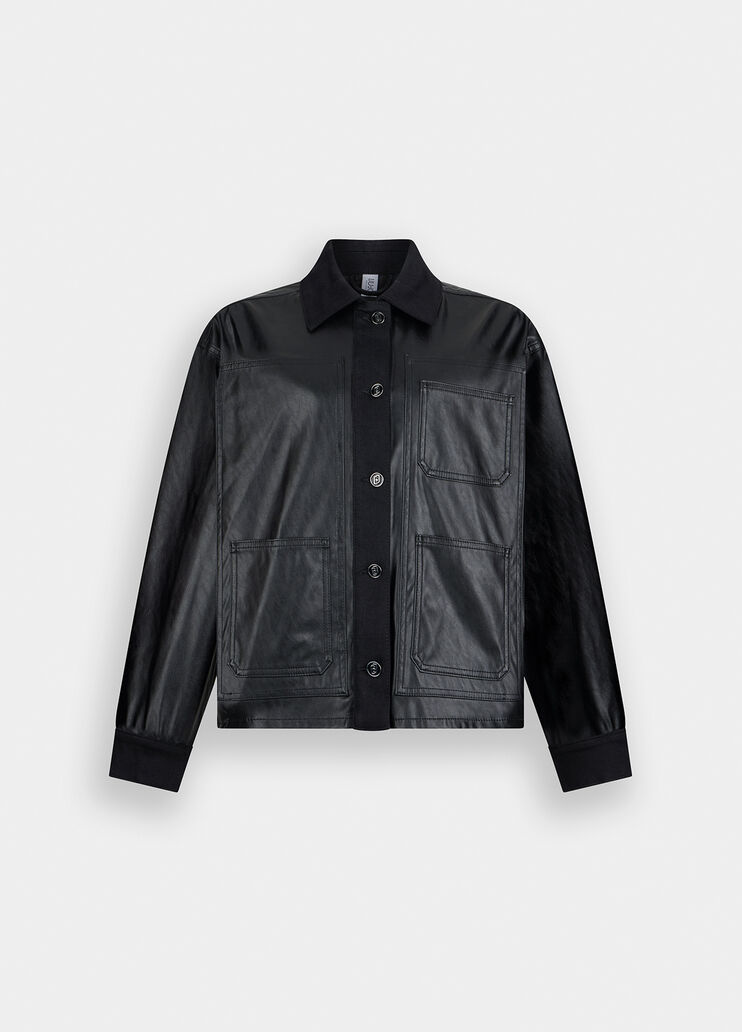Jacke aus beschichtetem Gewebe Schwarz Liu Jo - large image number 6