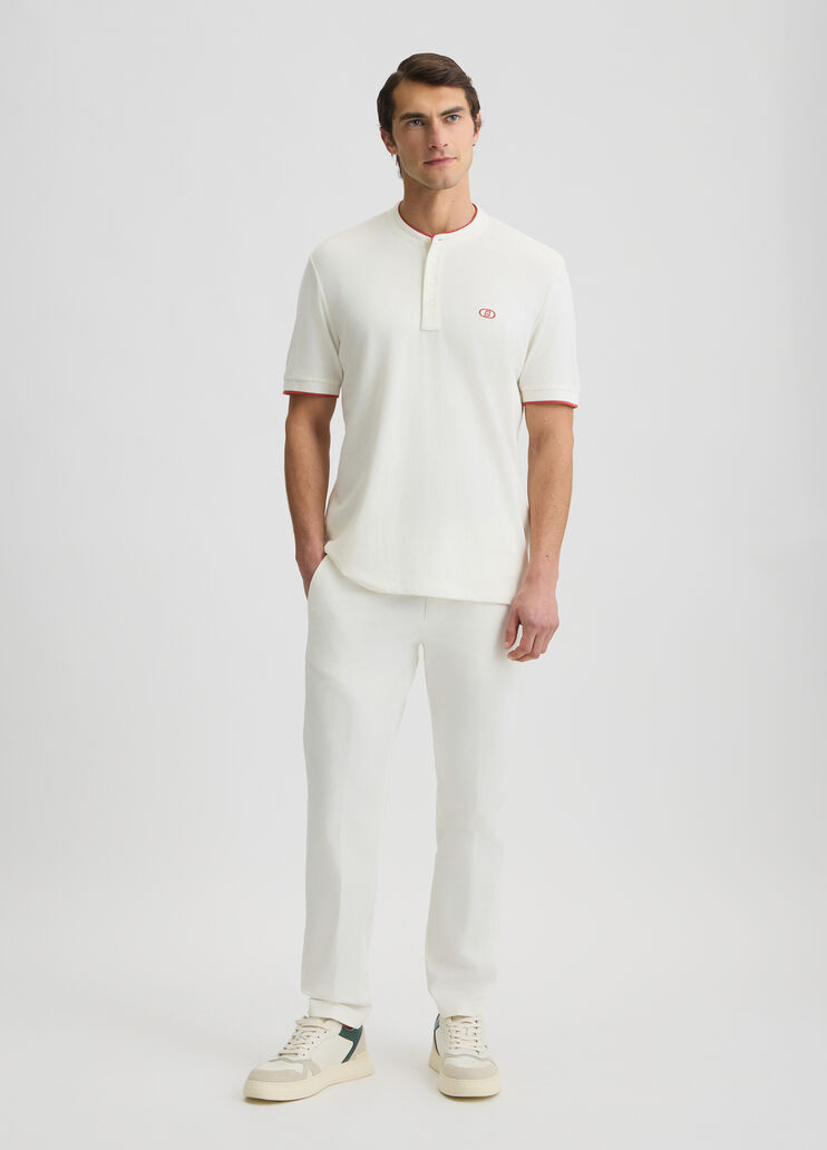 White T-shirt with buttons white Liu Jo - medium White T-shirt with buttons white Liu Jo - medium